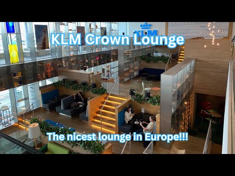 KLM Crown Lounge 52, não-Schengen, Aeroporto Schiphol de Amsterdã (AMS)