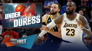 LeBron, Steph Curry & Kevin Wildes are Under Duress entering the playoffs | NBA | FIRST THINGS FIRST