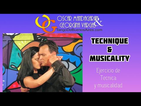 Musicality & Technique Exercise #1 for Tango Milonga Vals EJERCICIO de TECNICA y #MUSICALIDAD