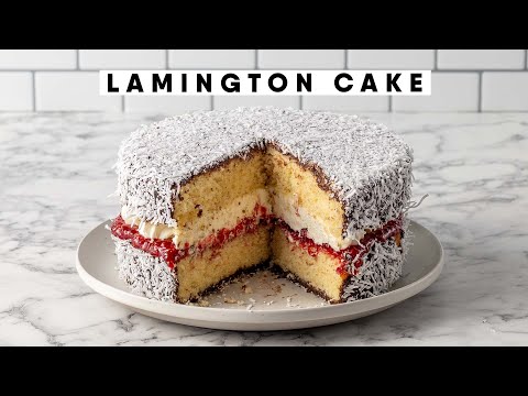 Moist and Fluffy Lamington Cake with Chocolate and Coconut