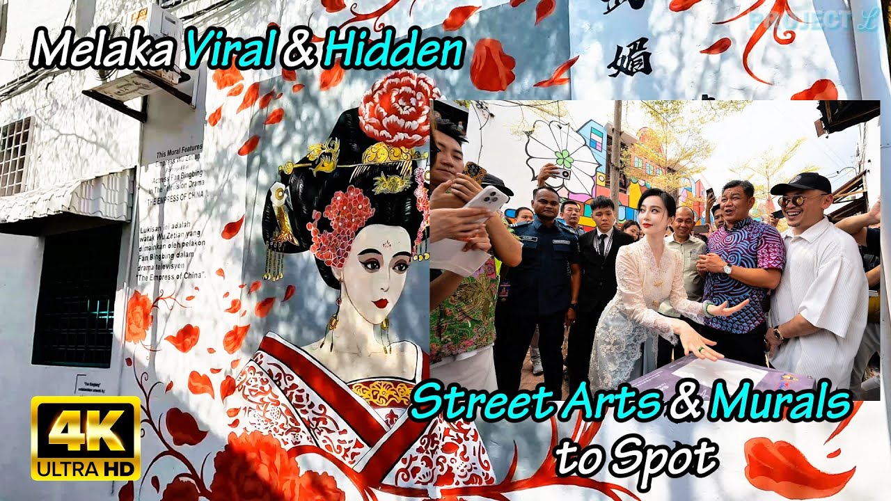 Embark on an immersive virtual tour through Malacca Street Art.