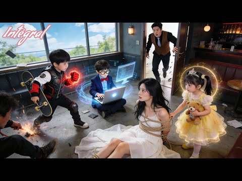 Piégée,la fille pauvre désespère—les triplés duPDG aux pouvoirs tombent du ciel et la sauvent！Amour!