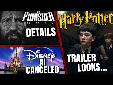 Harry Potter Trailer, Disney AI Plans Ruined, Punisher Details & MORE!!