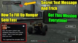 GTA Online You Can Use An RC Bandito For This Mission How To Fill Up Hangar Solo Very Fast!