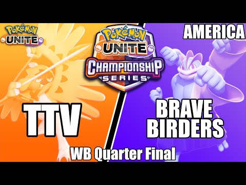TTV vs Brave Birders - PUCS NA Championship WB Quarter Final | Pokemon Unite