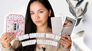 Being Content With My Makeup Collection | Testing Old-New Makeup | KKW Beauty, Pat McGrath, Merit B