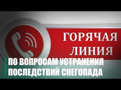 В связи с неблагоприятными погодными условиями в Гомеле работают «горячие» линии видео
