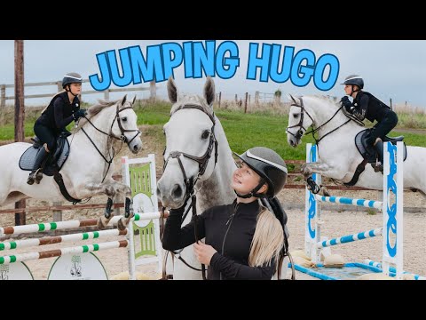 JUMPING MY NEW HORSE HUGO!