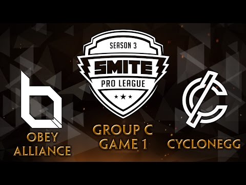 SMITE Pro League Fall Split Group C - Obey Alliance vs. CycloneGG (Game 1)