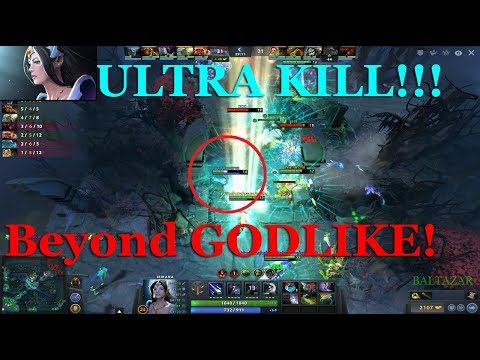 Dota 2 - Mirana Beyond GODLIKE!!! (ULTRA KILL)