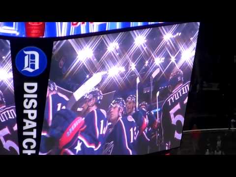 Columbus Blue Jackets Defeat New Jersey Devils Marian Gaborik Scores Goal 10/22/2013
