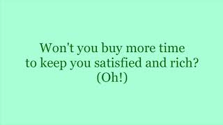 Calloway - I Wanna Be Rich (Lyrics)