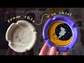 how to make an ashtray with air dry clay 🌙 clay art diy tutorial