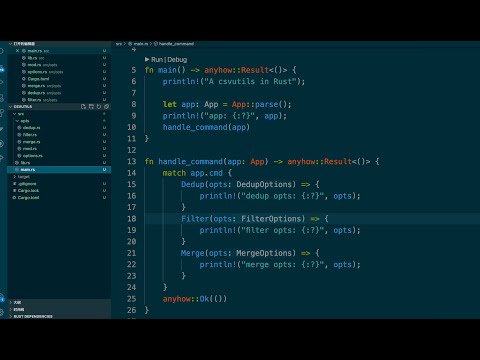 Writing A Cli App  with Rust Clap