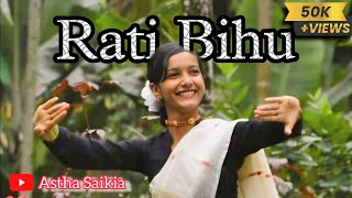 Download lagu Rati Bihu || Cover Dance || Astha Saikia || @DeeplinaDeka  || mp3
