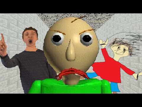 Running from Baldi and his friends!