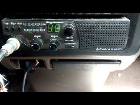 CB radio Review : Cobra 18 WX ST II