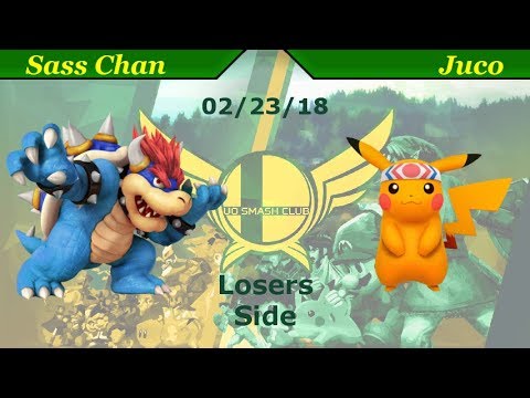 UO Smash Club - Sass Chan (Bowser) Vs. Juco (Pikachu) Losers Side