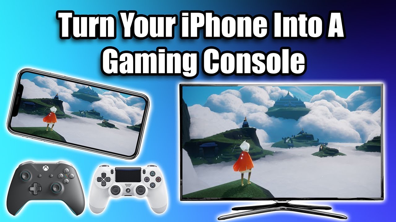 Turn Your iPhone Or iPad Into A Gaming Console - HDMI+Controller+Apple Arcade=Awesome!
