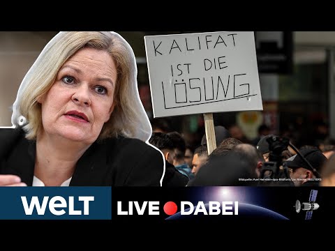 Video Thumbnail: NANCY FAESER KNALLHART: Terrorbefürworter abschieben! Dieses Gesetz werden Hater hassen | Livestream