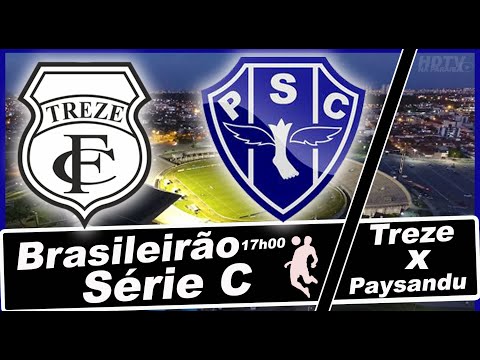 Treze x Paysandu ao vivo Campeonato brasileiro Série C