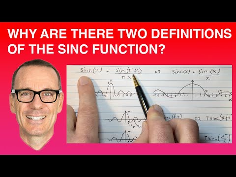 Why are there Two Definitions of the Sinc Function?