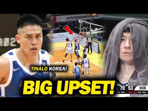 BIG UPSET! Tinalo ng Chinese Taipei ang Korea! Naghalimaw si Gilbeck Dunk Party! Tinambakan lang!