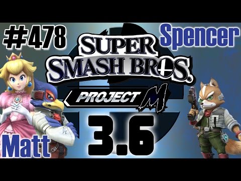 Super Smash Bros: Project M [3.6] Peach - Falco Vs Fox | #478