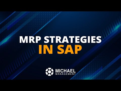 MRP Strategies in SAP - YouTube