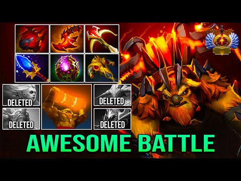 [ Earth Shaker ] AWESOME BATTLE - FIRST ITEM AGHANIM SCEPTER