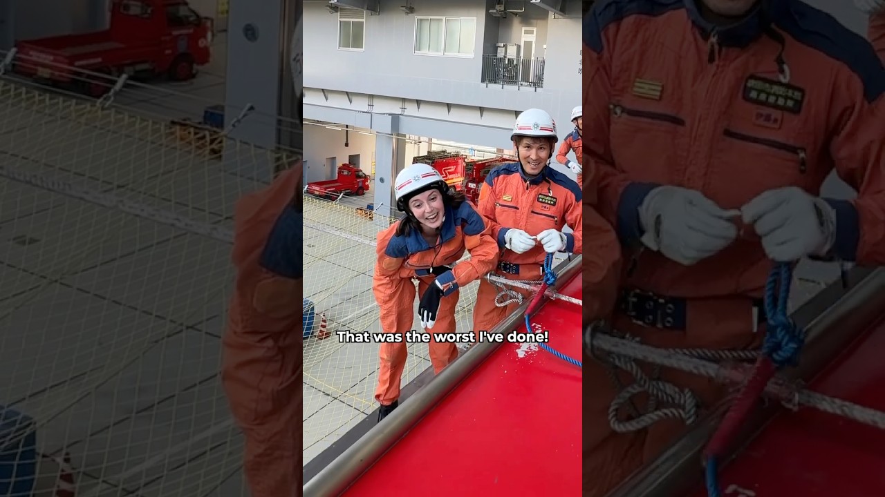 Training with Japanese Firefighters was humbling