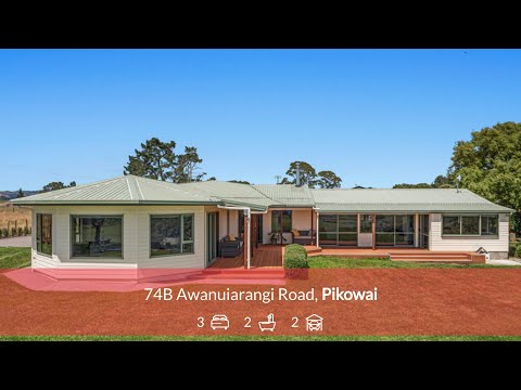 74B Awanuiarangi Road, Pikowai, Whakatane, Bay of Plenty, 3房, 2浴, 乡村别墅