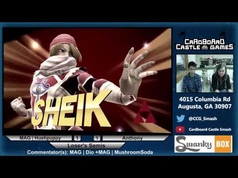 CCG Smash Singles - Loser's Semis - Anthony vs. MAG | Hushpuppy