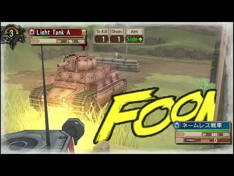 Valkyria Chronicles III - ch. 02: The 72-Hour Battle (Pt.1) (S Rank 2 Turns)