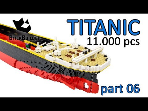 LEGO MOC TITANIC 2,4 m long - 11.000 pcs - Part 06 - Lego Speed Build