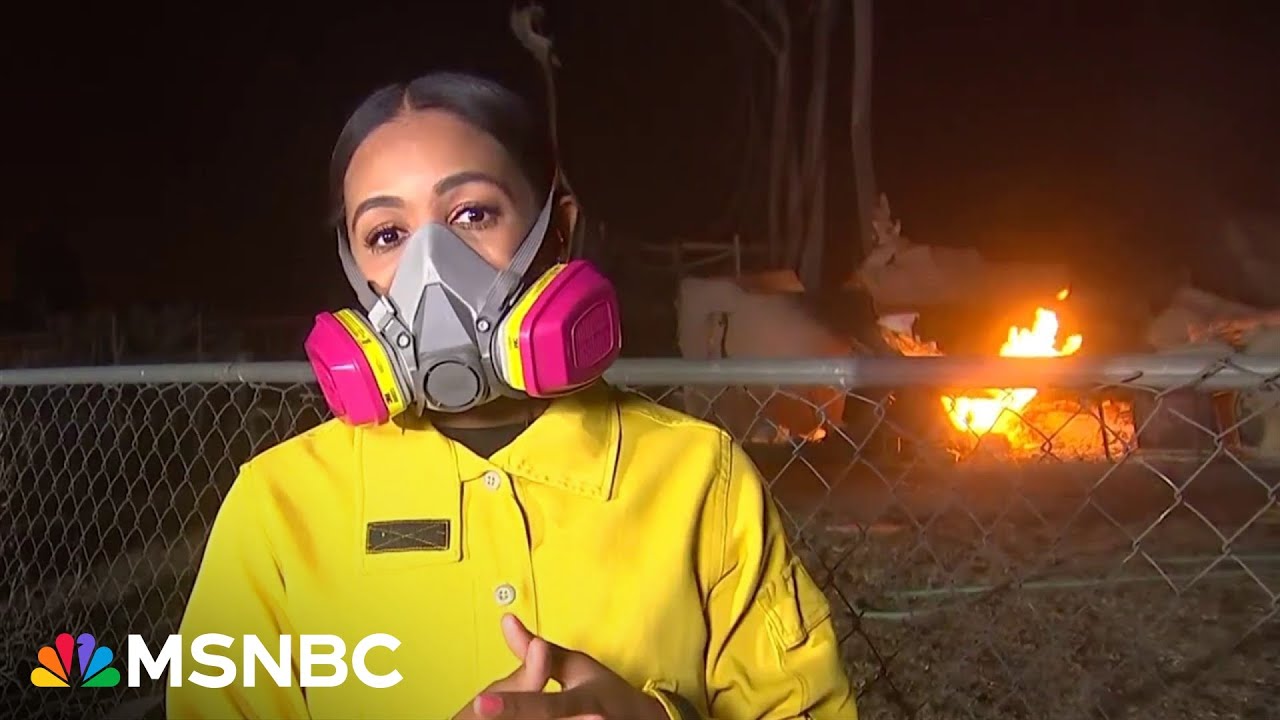 'Every single home has been burned': Reporter details destruction from wildfires
