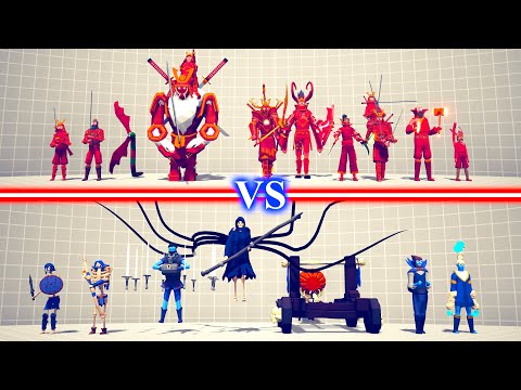 DYNASTY DLC Team vs SPOOKY Team - Totally Accurate Battle Simulator TABS