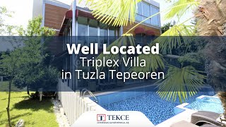 Well Located Triplex Villa in Tuzla Tepeoren | Istanbul Homes ®