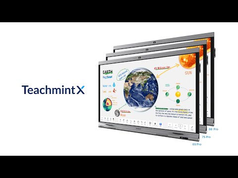Teachmint X - Digital Board 65 Inch X2 Pro Interactive Whiteboard for Schools, Colleges & Coaching