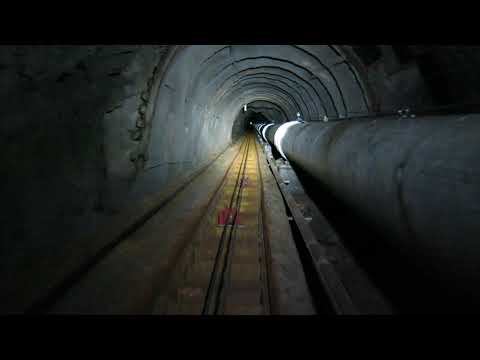 Standseilbahn 6436.01 Bisisthal Teil 4 Kraftwerk Bergfahrt 2015