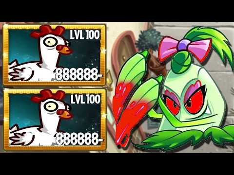 Random 50 Team Plants Vs 500 Chicken & Turkey Zombies - Pvz 2 Challenge