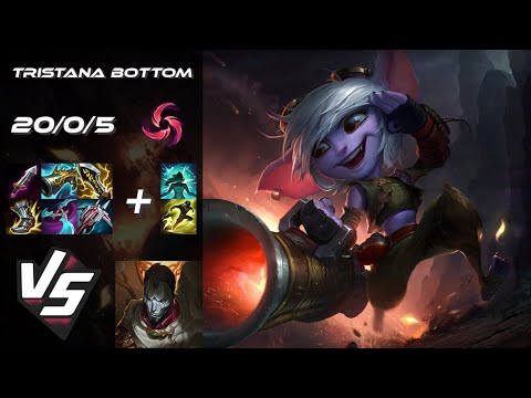 BOTTOM Tristana vs Jhin - NA Grandmaster Patch 25.23