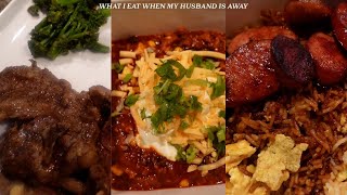what I eat when my husband is away | Dee in South Africa