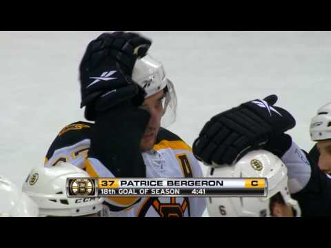 Patrice Bergeron beats the Devils in OT 3/30/10 HD