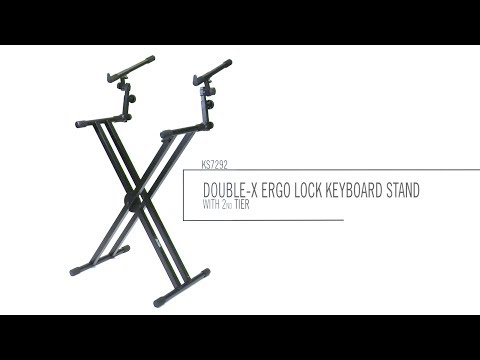 Double-X Keyboard Stand w/ 2nd Tier | KS7292