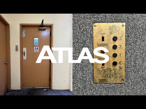 Strange Combo! Atlas IECO Hydraulic Swing Door Elevator #1 - 75 Arch St - Redwood City, CA