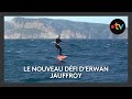 Nouveau défi d'Erwan Jouffroy, parcourir 245 km sur sa planche vers la Corse