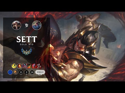 Sett Mid vs Yasuo - EUW Challenger Patch 12.10