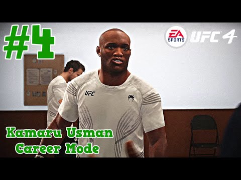 The Welterweight Champ : Kamaru Usman UFC 4 Career Mode : Part 4 : UFC 4 Career Mode (Xbox One)