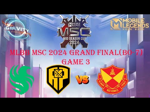 (SRG vs FCAP) MLBB MSC 2024 (Grand Final) (Game 3)